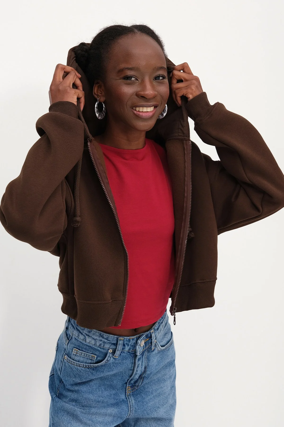 Raised Zipper Sweatshirt - Image 18