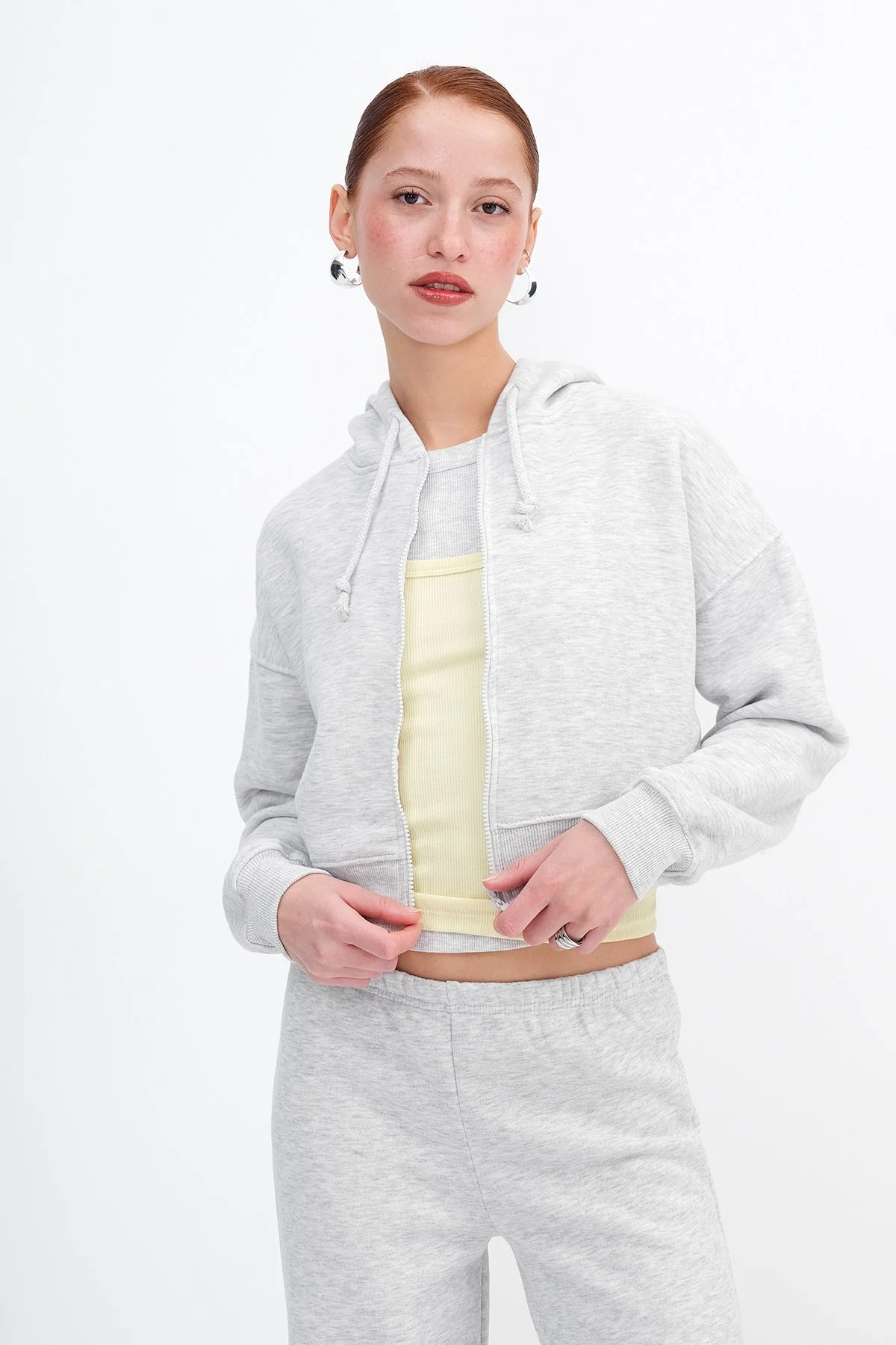 Raised Zipper Sweatshirt - Image 21