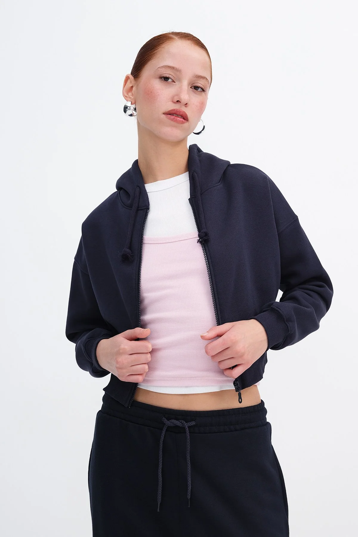 Raised Zipper Sweatshirt - Image 36