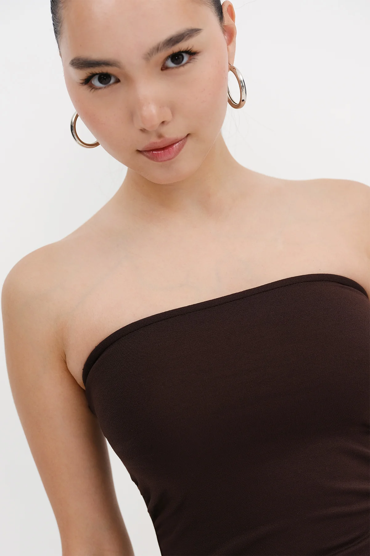 Strapless Gathered Bustier - Image 14