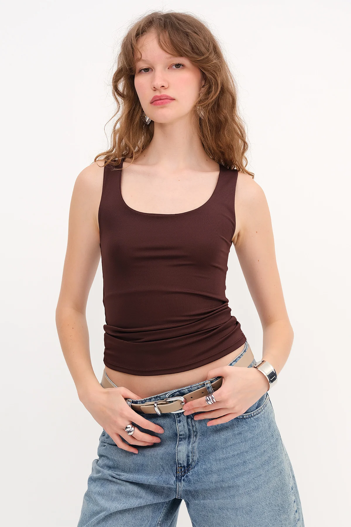 Thick Strap Tank Top - Image 18