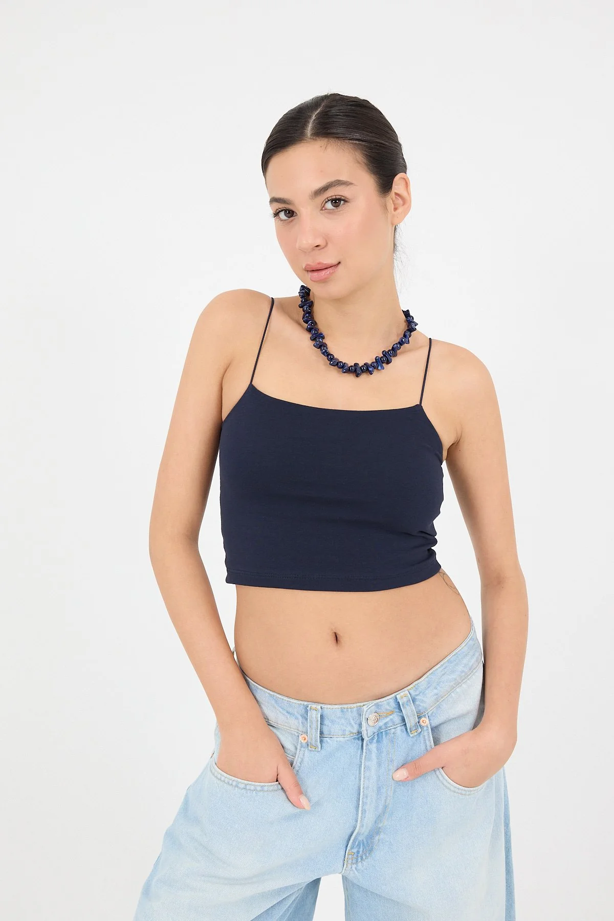 Thin Strapped Crop Bustier - Image 13