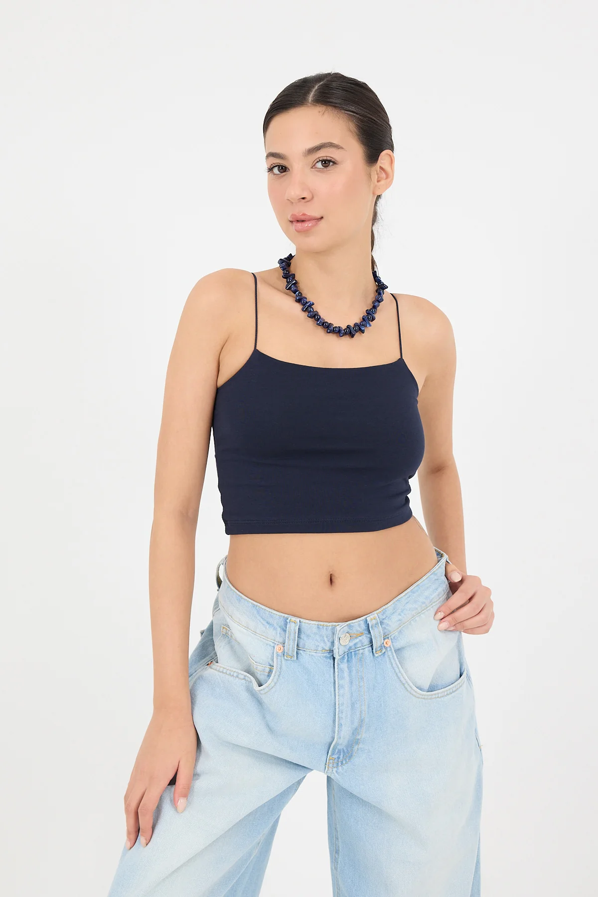 Thin Strapped Crop Bustier - Image 14