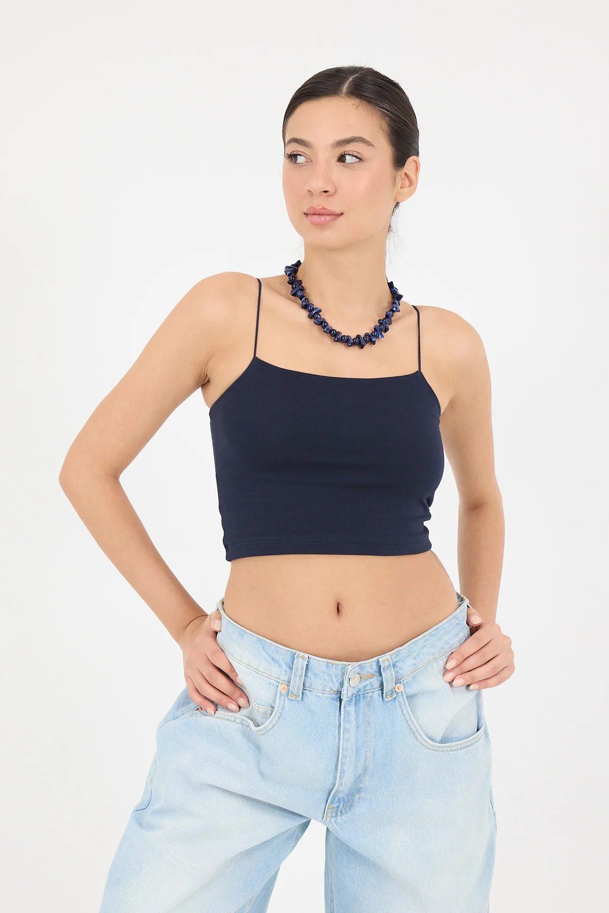 Thin Strapped Crop Bustier - Image 16