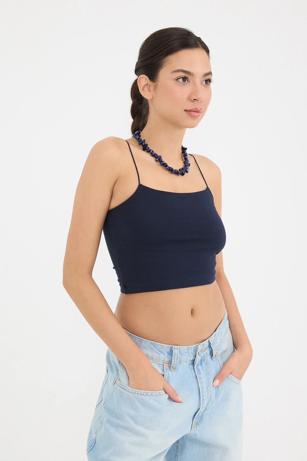 Thin Strapped Crop Bustier - Image 18