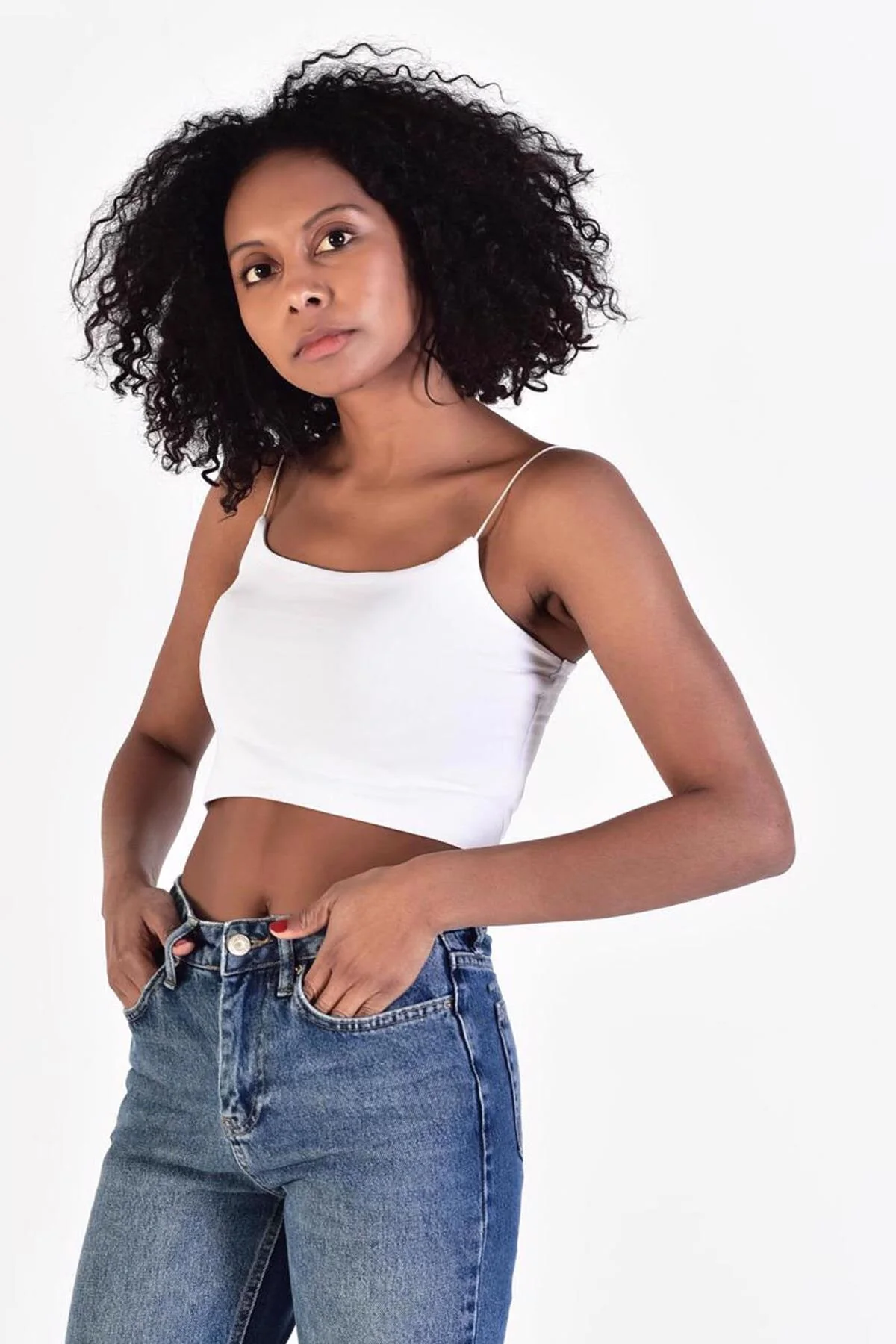 Thin Strapped Crop Bustier - Image 27