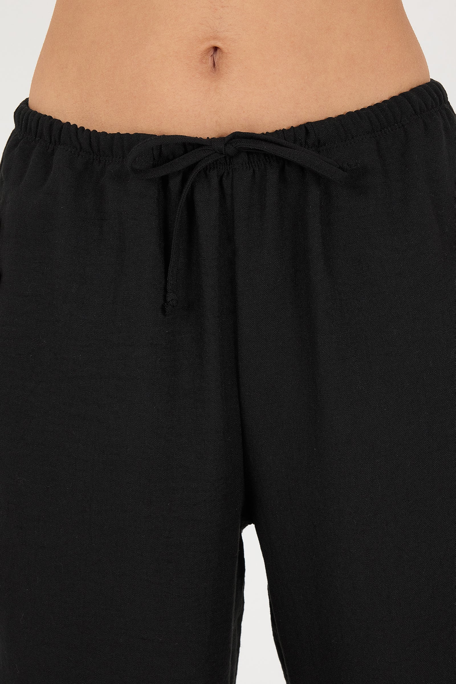 Tied Wide Leg Trousers - Image 42