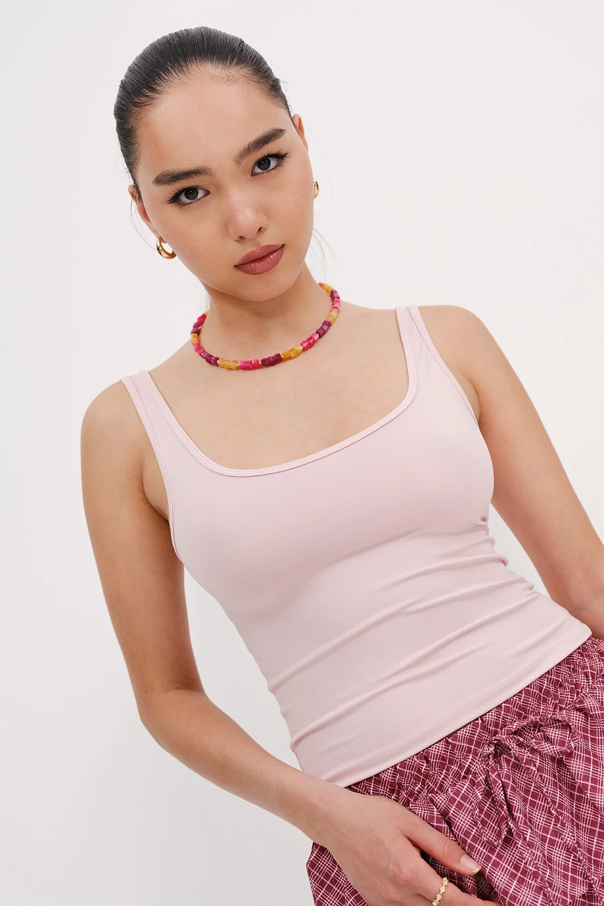 U Neck Basic Undershirt - Image 4