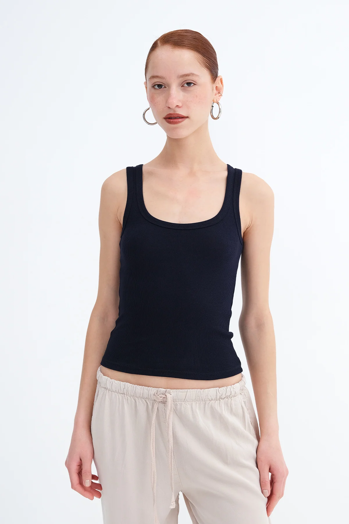 U Neck Sleeveless Tank Top - Image 15