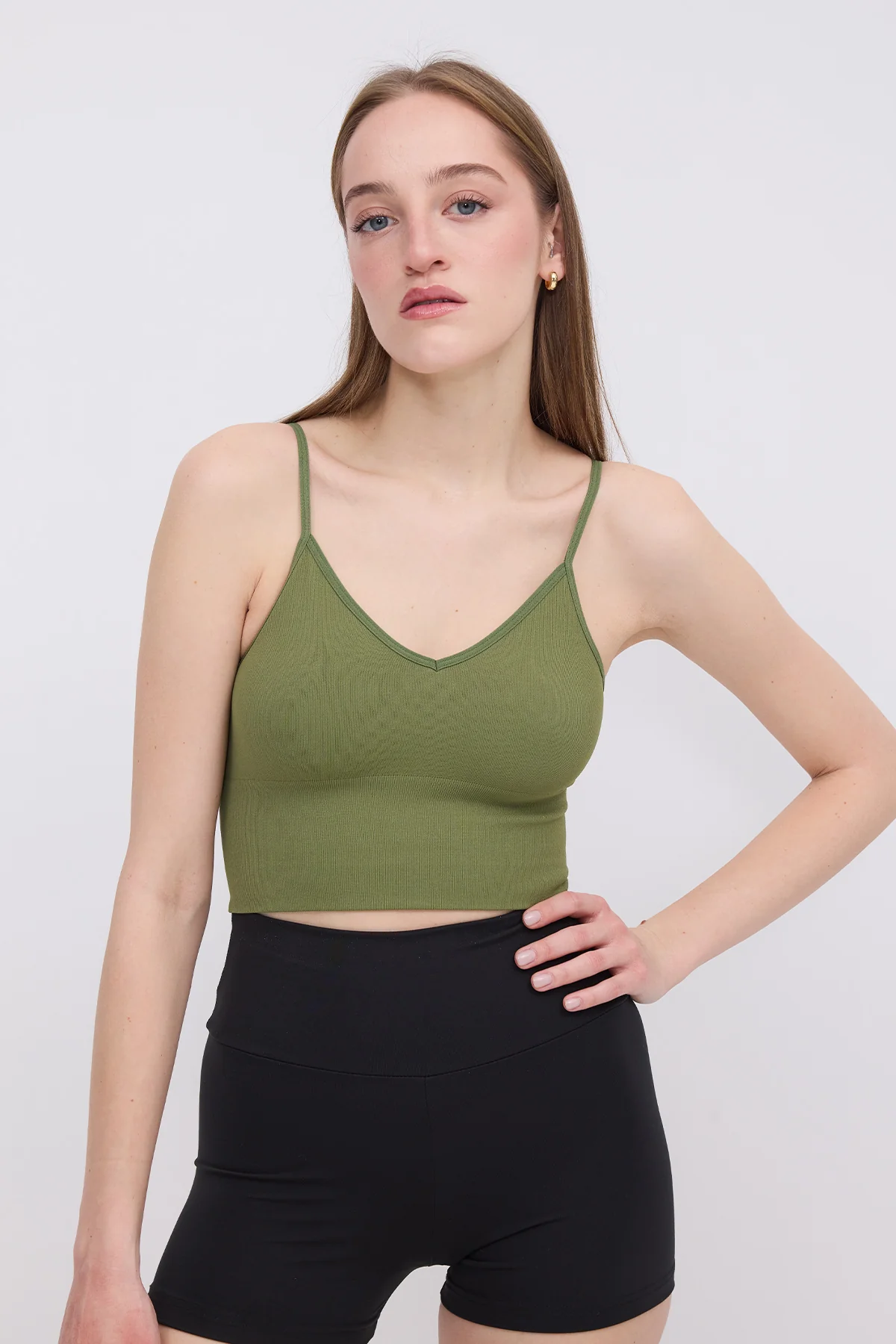 V-Neck Rope Strap Crop Tank Top - Image 18