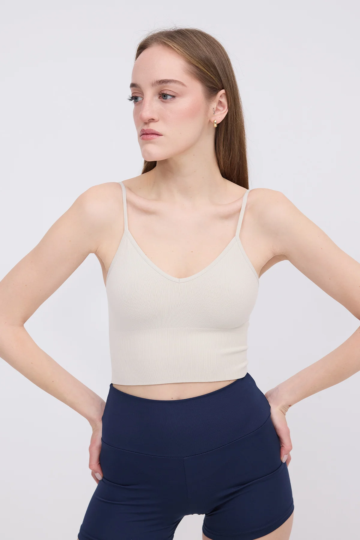 V-Neck Rope Strap Crop Tank Top - Image 30