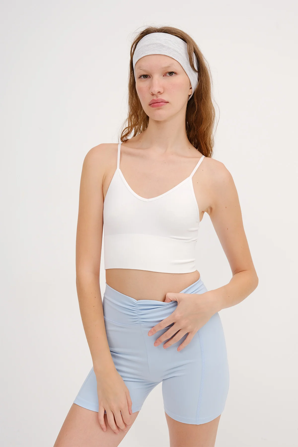 V-Neck Rope Strap Crop Tank Top - Image 5