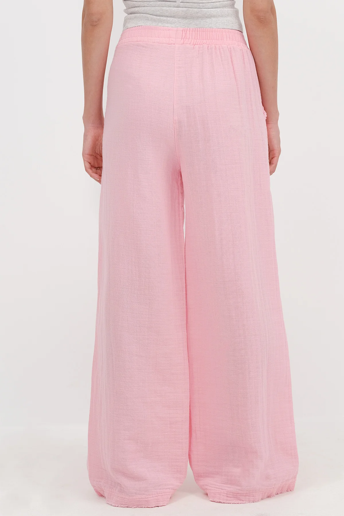 Wide-Leg Trousers With Elastic Waist - Image 17
