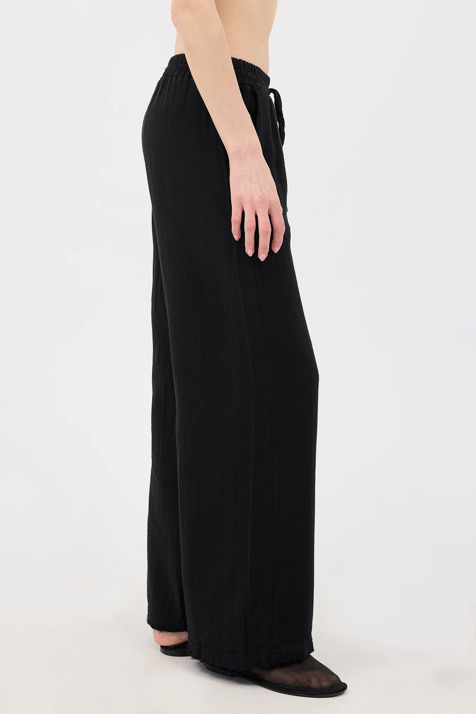 Wide-Leg Trousers With Elastic Waist - Image 50