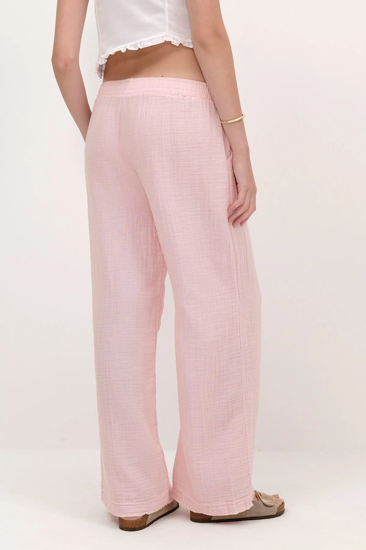 Wide-Leg Trousers With Elastic Waist - Image 6