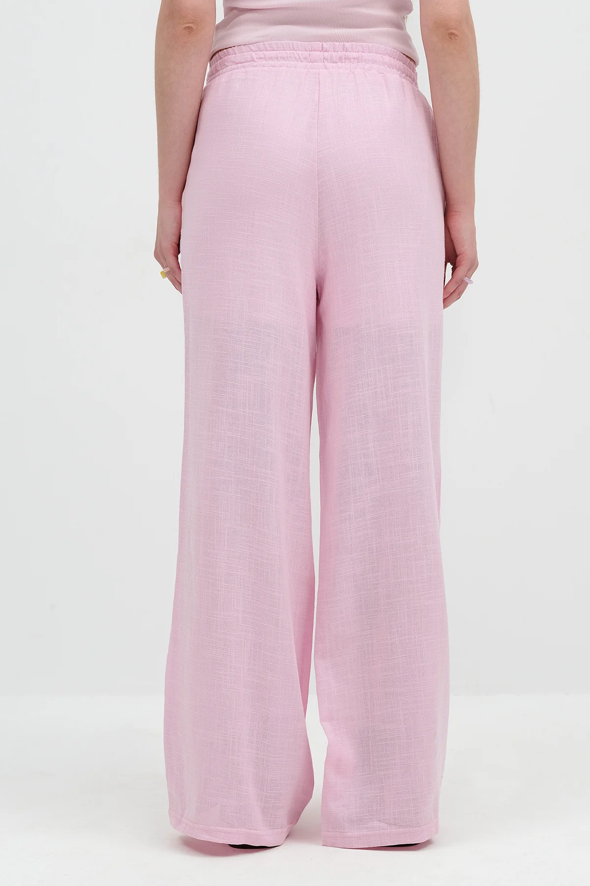 Wide Leg Trousers with Pockets - Image 4