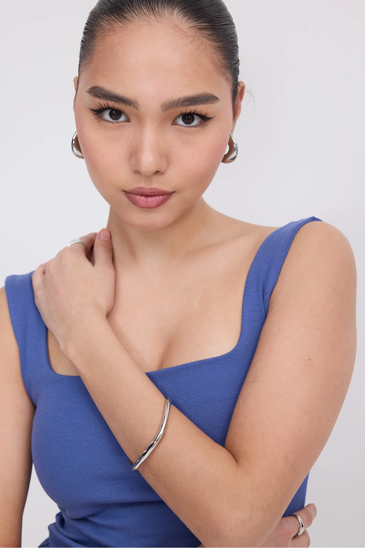 Wide-Strap Square Neck Tank Top - Image 27