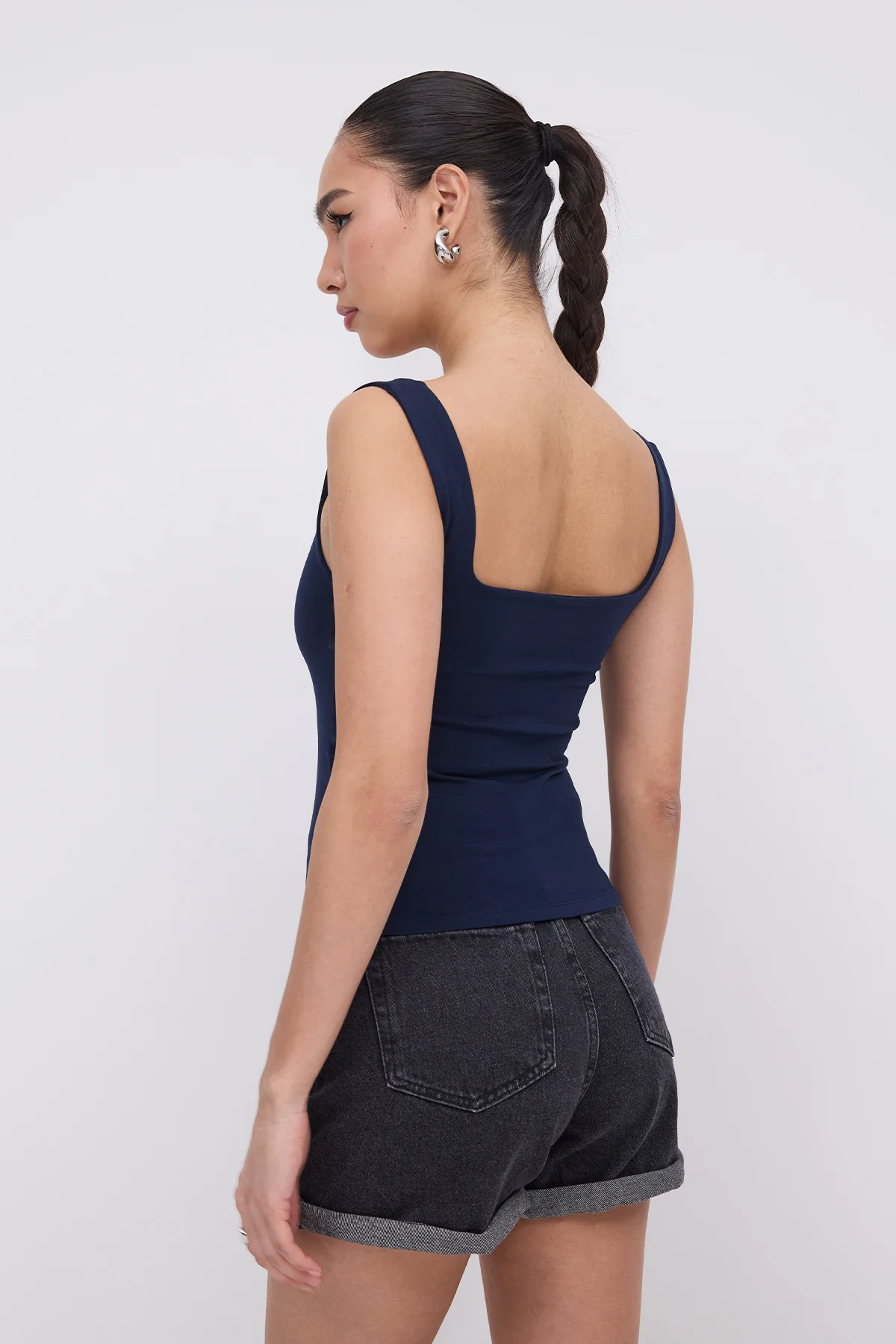 Wide-Strap Square Neck Tank Top - Image 50