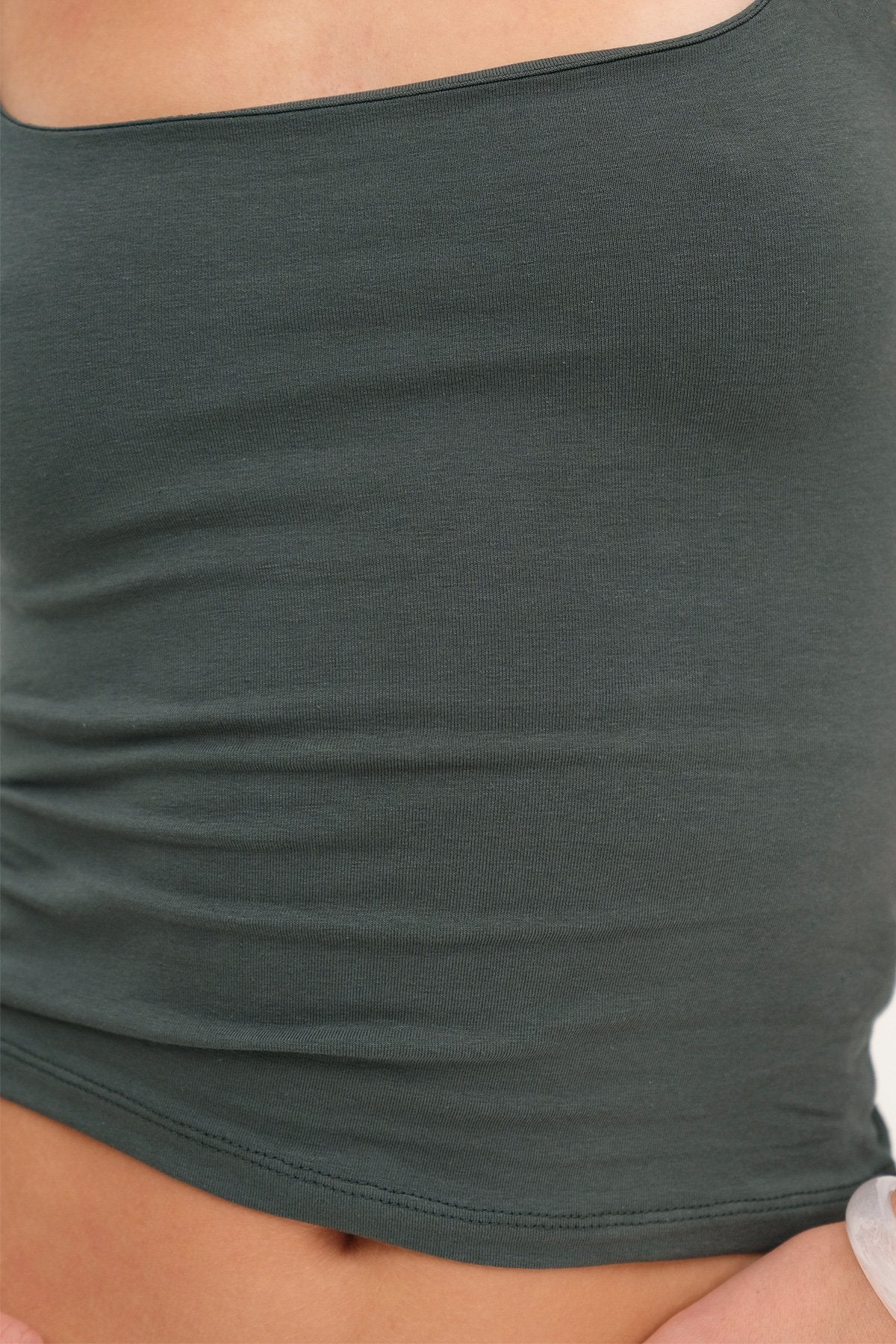 Wide-Strap Square Neck Tank Top - Image 77